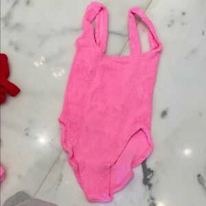 Hunza G One-Piece Swimsuit in Bright Pink